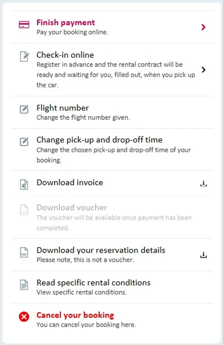 Changes to your reservation? No problem!